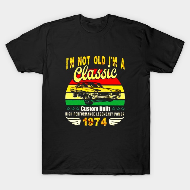 Vintage 1974 aged T-Shirt by nahuelfaidutti